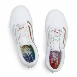Vans Pride Old Skool In White/True White -Outdoor Shoes Shop 0a5krfb5u 3 1100x