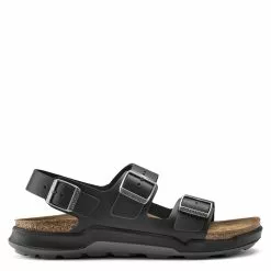 Birkenstock Men's Milano CT Oiled Leather In Black