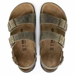 Birkenstock Men's Milano CT Oiled Leather In Faded Khaki 9 Birkenstock Men's Milano CT Oiled Leather In Faded Khaki -Outdoor Shoes Shop 1018427 510w 4 1100x