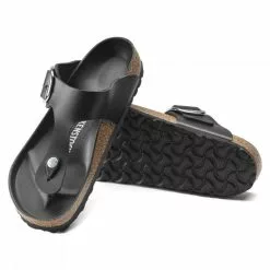 Birkenstock Women's Gizeh Big Buckle Leather In Black 11 Birkenstock Women's Gizeh Big Buckle Leather In Black -Outdoor Shoes Shop 1018776 sole 1100x
