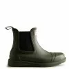 Hunter Women's Commando Chelsea Boots In Dark Olive -Outdoor Shoes Shop 1057 1 1100x