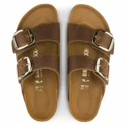 Birkenstock Women's Arizona Big Buckle Oiled Leather In Cognac (Narrow Width) -Outdoor Shoes Shop 1 0 1011073 3 1100x