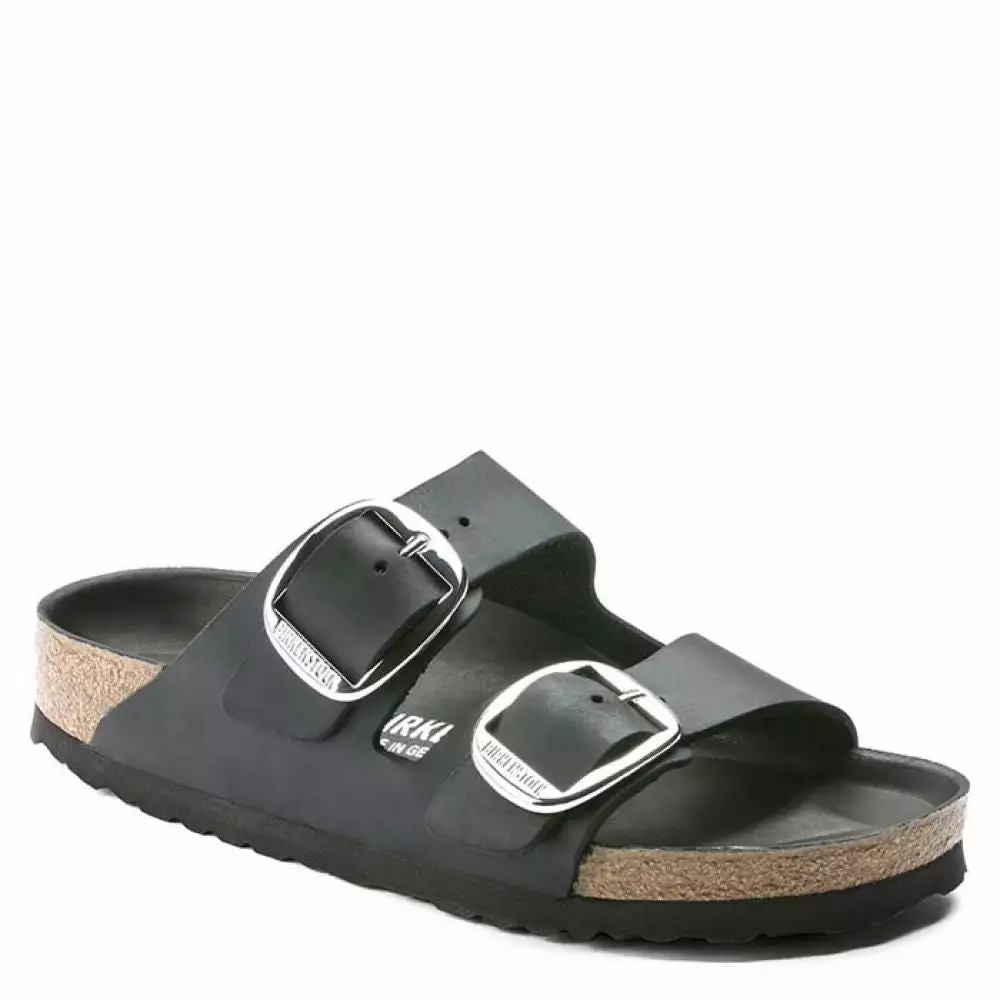 Birkenstock Women's Arizona Big Buckle Oiled Leather In Black (Narrow Width) 4 Birkenstock Women's Arizona Big Buckle Oiled Leather In Black (Narrow Width) - Image 2