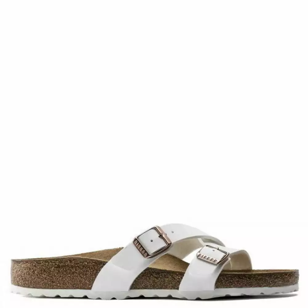 Birkenstock Yao Birko-Flor In White (Narrow Width) 3 Birkenstock Yao Birko-Flor In White (Narrow Width)
