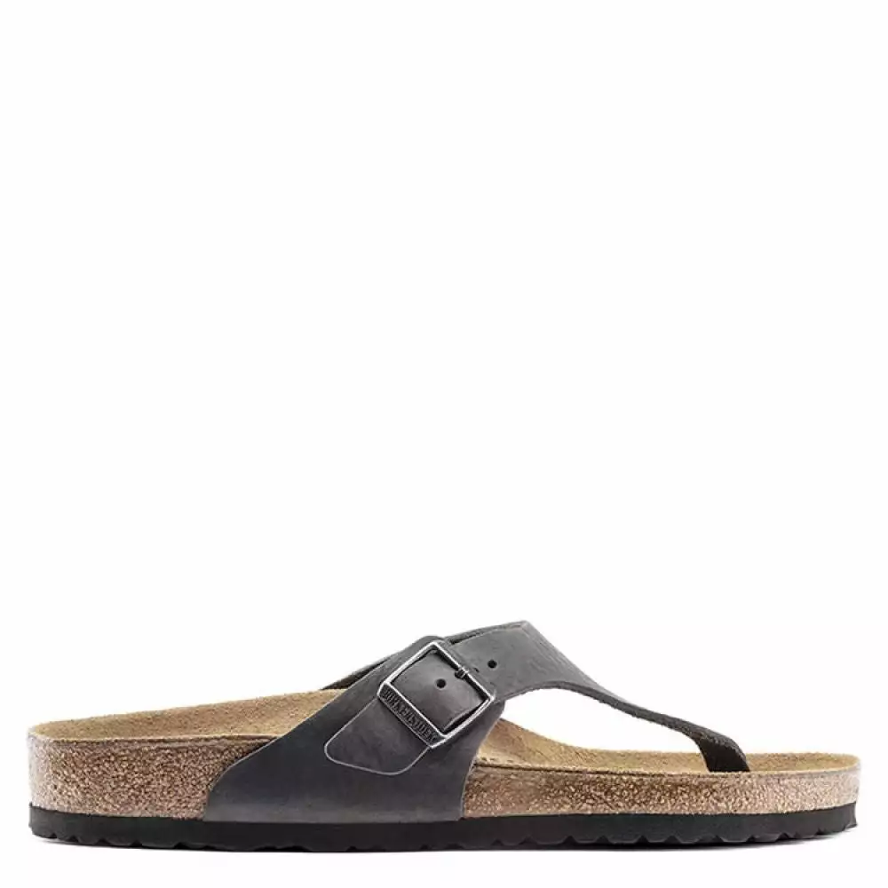 Birkenstock Men's Como Nubuck Leather In Camberra Iron 3 Birkenstock Men's Como Nubuck Leather In Camberra Iron