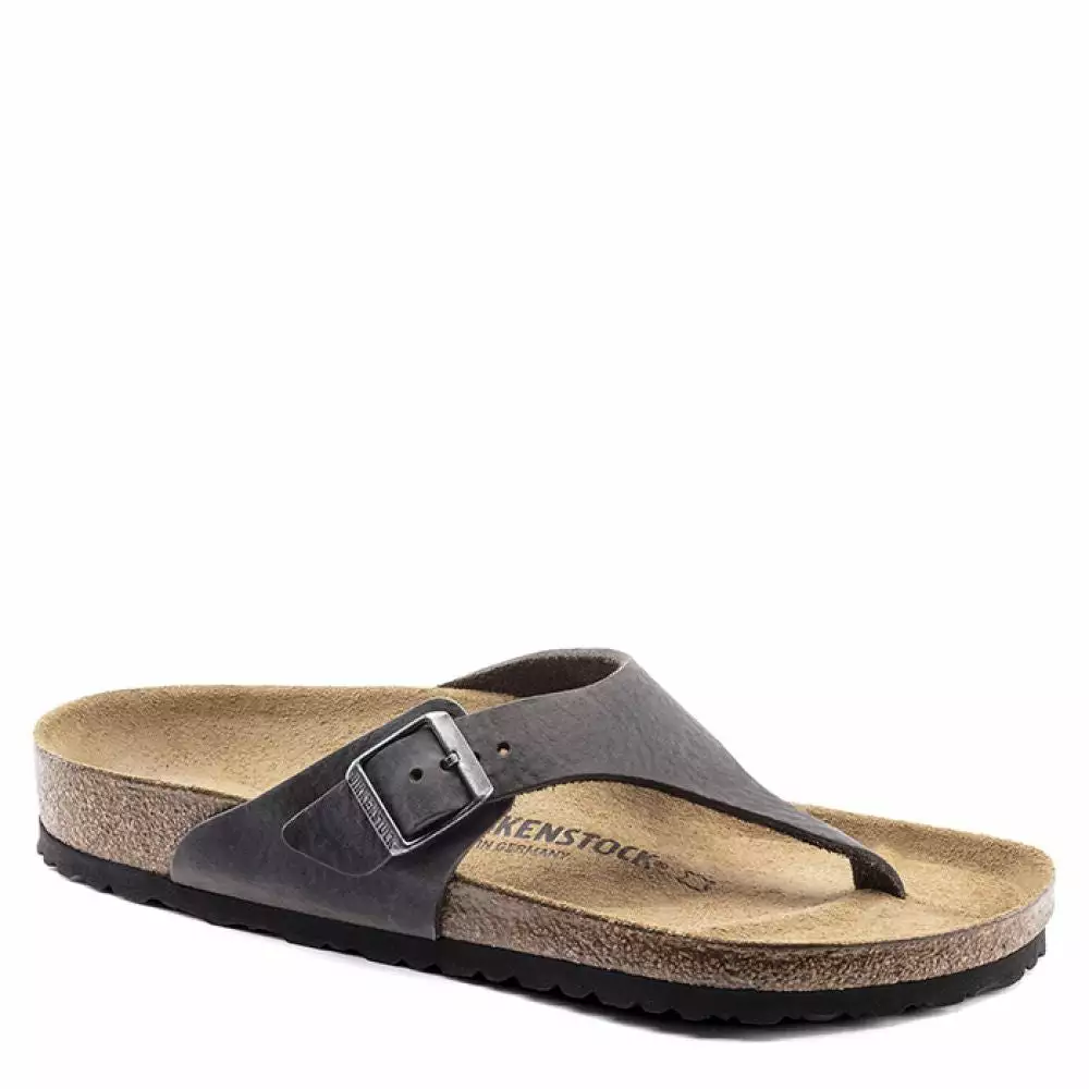 Birkenstock Men's Como Nubuck Leather In Camberra Iron 4 Birkenstock Men's Como Nubuck Leather In Camberra Iron - Image 2