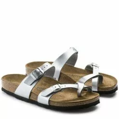 Birkenstock Mayari Birko-Flor In Silver -Outdoor Shoes Shop 1 0 1045 birkenstock mayari birko flor 71083 silver 3 1100x