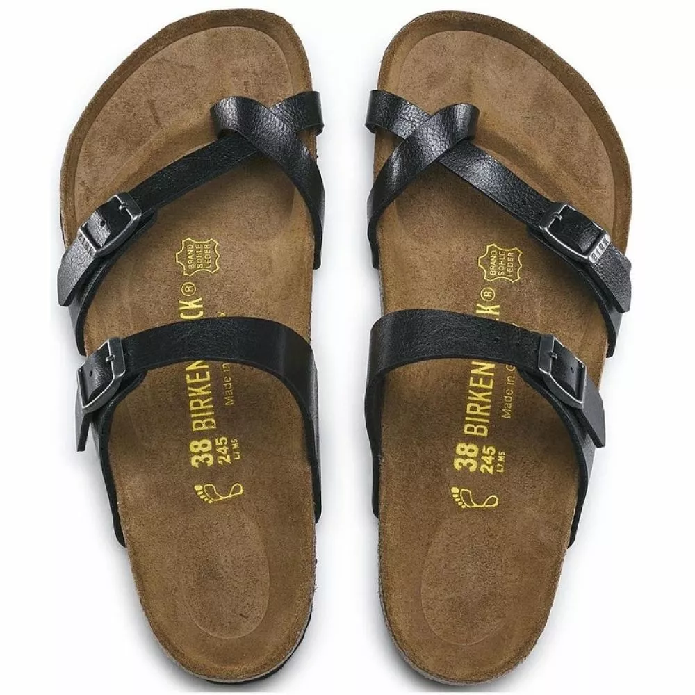 Birkenstock Mayari Birko-Flor Graceful In Licorice 6 Birkenstock Mayari Birko-Flor Graceful In Licorice - Image 4