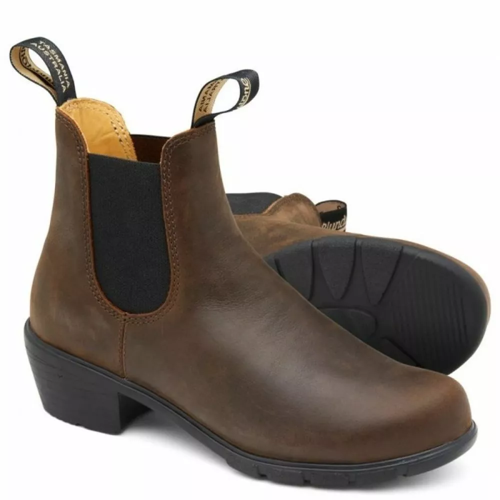 Blundstone Women's Series Heel 1673 In Antique Brown 5 Blundstone Women's Series Heel 1673 In Antique Brown - Image 3