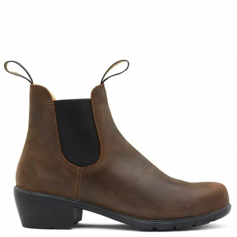 Blundstone Women's Series Heel 1673 In Antique Brown 4 Blundstone Women's Series Heel 1673 In Antique Brown - Image 2