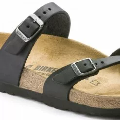 Birkenstock Women's Mayari Oiled Leather In Black -Outdoor Shoes Shop 1 7 171481 detail 1 1100x