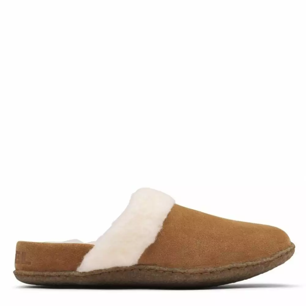 Sorel Women's Nakiska Slide II In Camel Brown/Natural