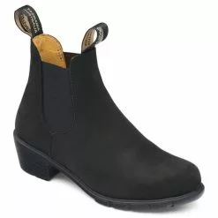 Blundstone Women's Series Heel 1960 In Black Nubuck