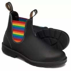 Blundstone Women's Original 2105 In Black With Rainbow Elastic And Contrast Stitching -Outdoor Shoes Shop 2105 3 1 1100x