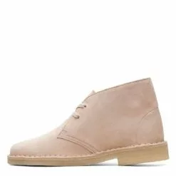 Clarks Women's Desert Boot In Beige Suede -Outdoor Shoes Shop 26165814 4 1100x