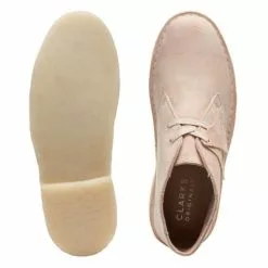 Clarks Women's Desert Boot In Beige Suede -Outdoor Shoes Shop 26165814 5 1100x
