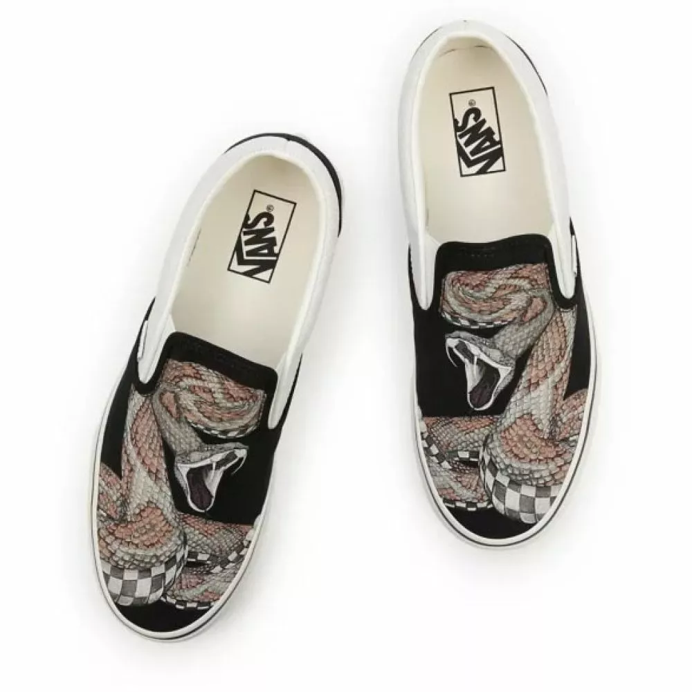 Vans Desert Classic Slip-On In Snake/Black 5 Vans Desert Classic Slip-On In Snake/Black - Image 3
