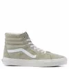 Vans Pig Suede Sk8-Hi In Moss Gray/Snow White