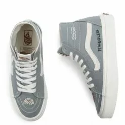 Vans Women's Eco Theory Sk8-Hi Tapered In Green Milieu/Marshmallow -Outdoor Shoes Shop 4193 3 1100x