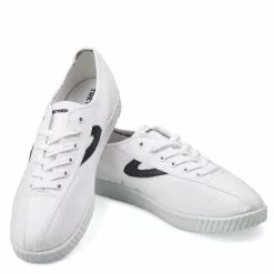 Tretorn Nylite Plus Canvas In White/Navy -Outdoor Shoes Shop 480167031 3 1100x