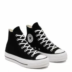 Converse Women's Chuck Taylor All Star Canvas Platform Hi In Black/White/White -Outdoor Shoes Shop 560845c d 08x1 2 1100x