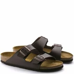 Birkenstock Arizona Birko-Flor In Dark Brown (Narrow Width) -Outdoor Shoes Shop 5 1 51703 pair 1 1100x