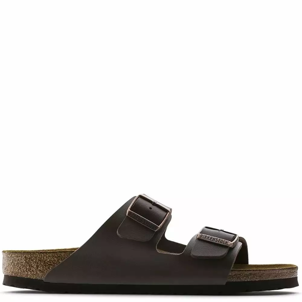 Birkenstock Arizona Birko-Flor In Dark Brown 3 Birkenstock Arizona Birko-Flor In Dark Brown