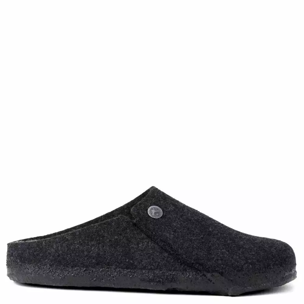Birkenstock Women's Zermatt Shearling Wool Felt In Anthracite (Narrow Width) 3 Birkenstock Women's Zermatt Shearling Wool Felt In Anthracite (Narrow Width)