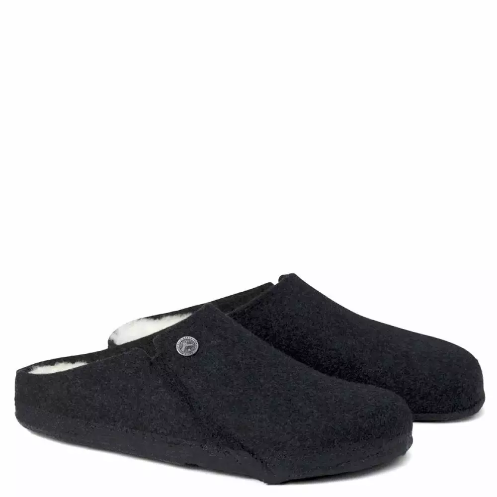 Birkenstock Women's Zermatt Shearling Wool Felt In Anthracite (Narrow Width) 4 Birkenstock Women's Zermatt Shearling Wool Felt In Anthracite (Narrow Width) - Image 2