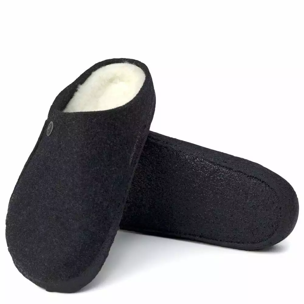 Birkenstock Women's Zermatt Shearling Wool Felt In Anthracite (Narrow Width) 6 Birkenstock Women's Zermatt Shearling Wool Felt In Anthracite (Narrow Width) - Image 4