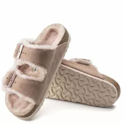 Birkenstock Women's Arizona Shearling In Light Rose 8 Birkenstock Women's Arizona Shearling In Light Rose -Outdoor Shoes Shop BI 1020411 522W 3 1100x