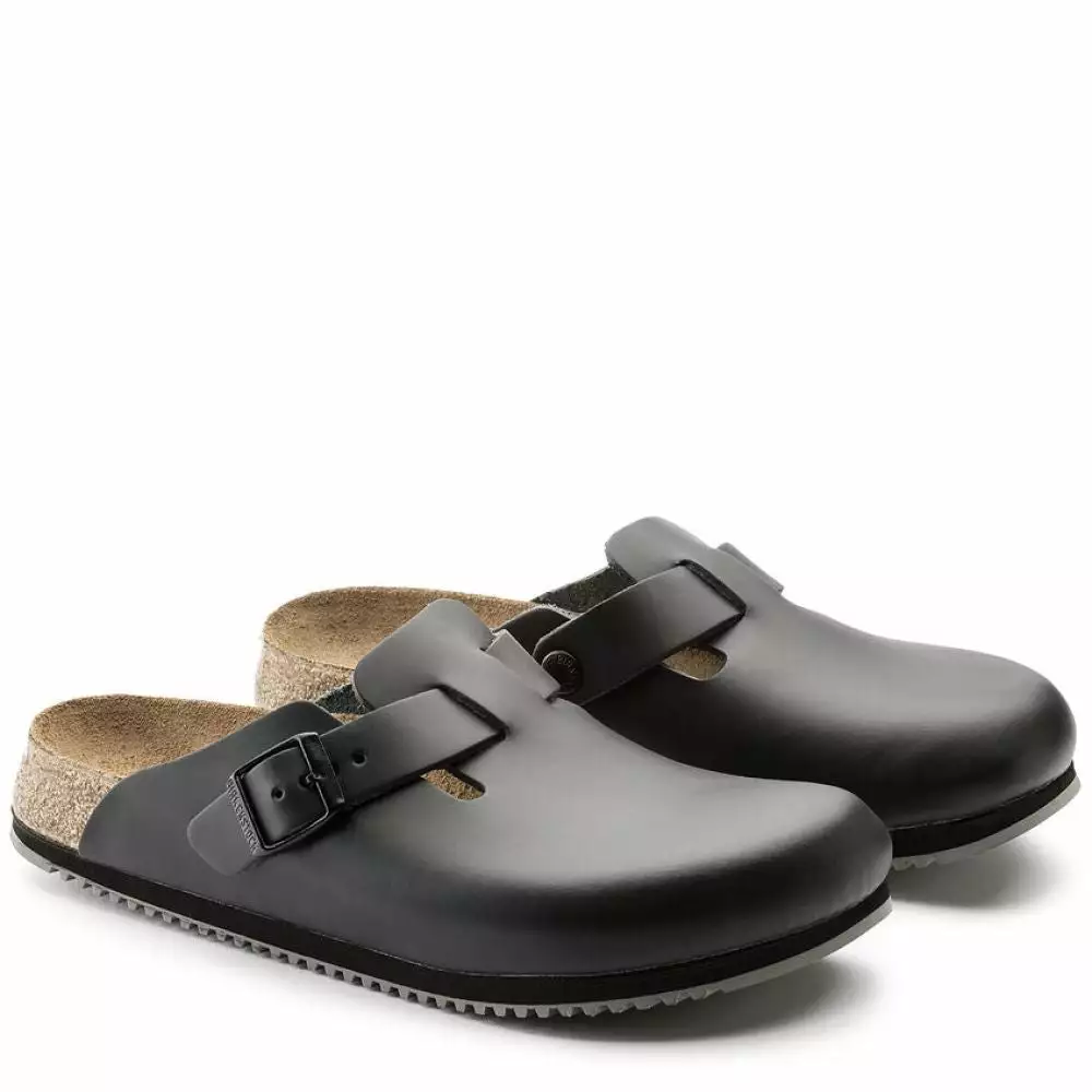 Birkenstock Boston Super Grip In Black 4 Birkenstock Boston Super Grip In Black - Image 2