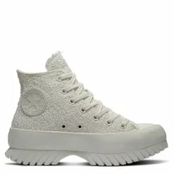 Converse Women's Chuck Taylor All Star Lugged 2.0 Jacquard In Egret/Egret/Black