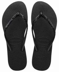 Havaianas Women's Slim Glitter II In Black