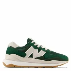 New Balance 57/40 In Nightwatch Green With Timberwolf And White