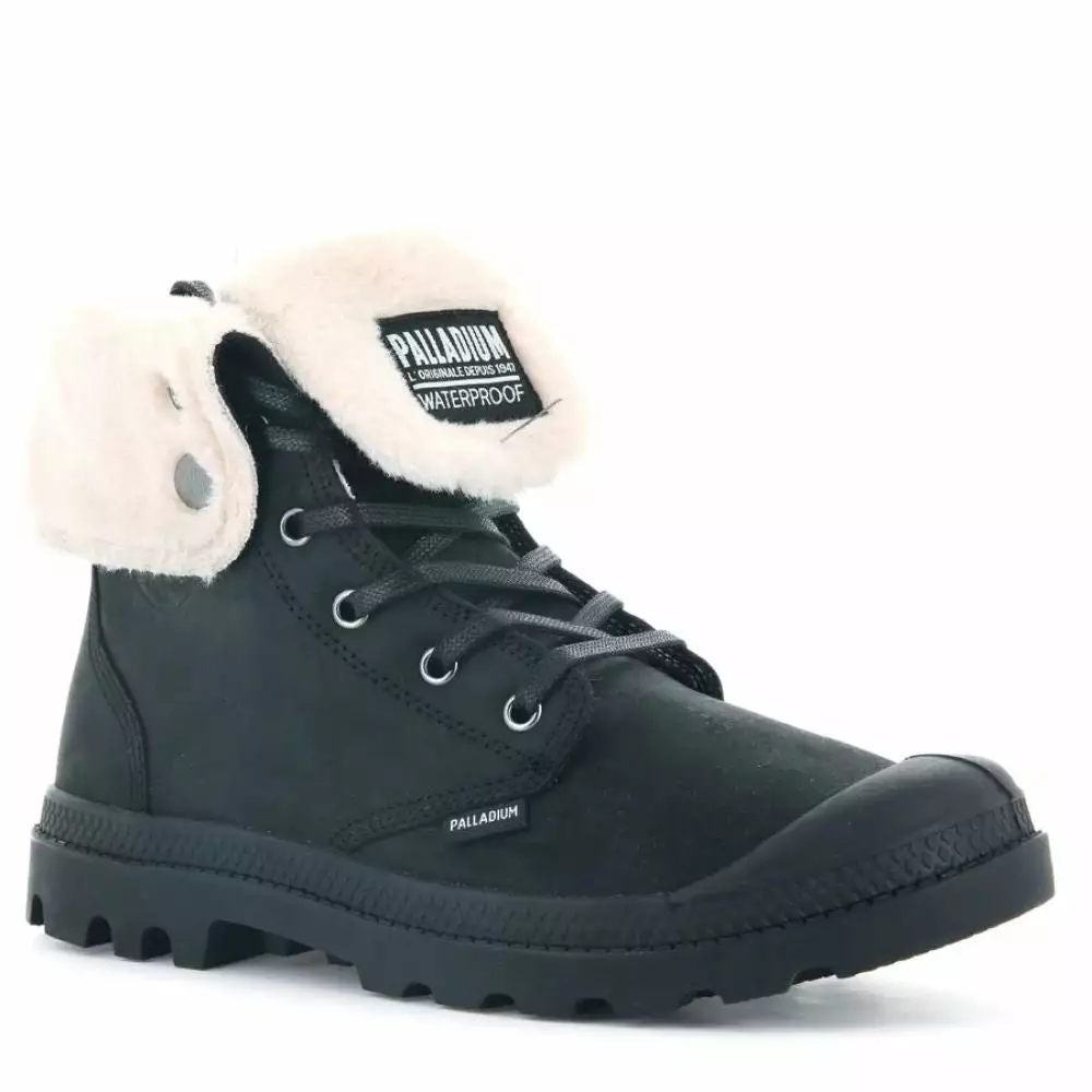 Palladium Baggy Leather ESS WPS In Black 4 Palladium Baggy Leather ESS WPS In Black - Image 2