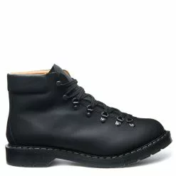 Solovair Urban Hiker In Black Greasy