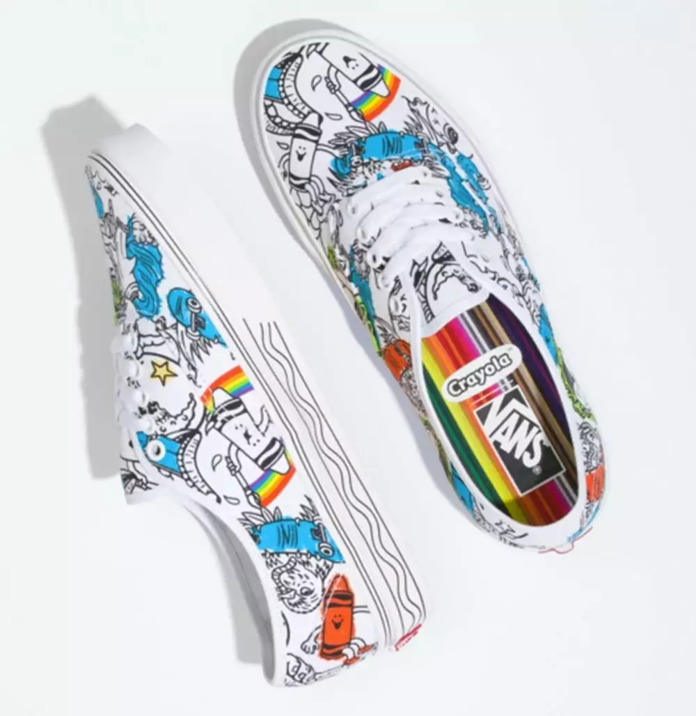Vans X Crayola Authentic In DIY/Sketch Your Way 5 Vans X Crayola Authentic In DIY/Sketch Your Way - Image 3