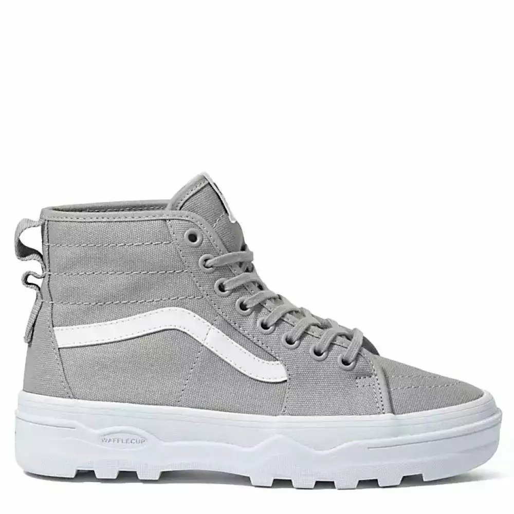 Vans Women's Sentry Sk8-Hi In Heavy Canvas Drizzle 3 Vans Women's Sentry Sk8-Hi In Heavy Canvas Drizzle