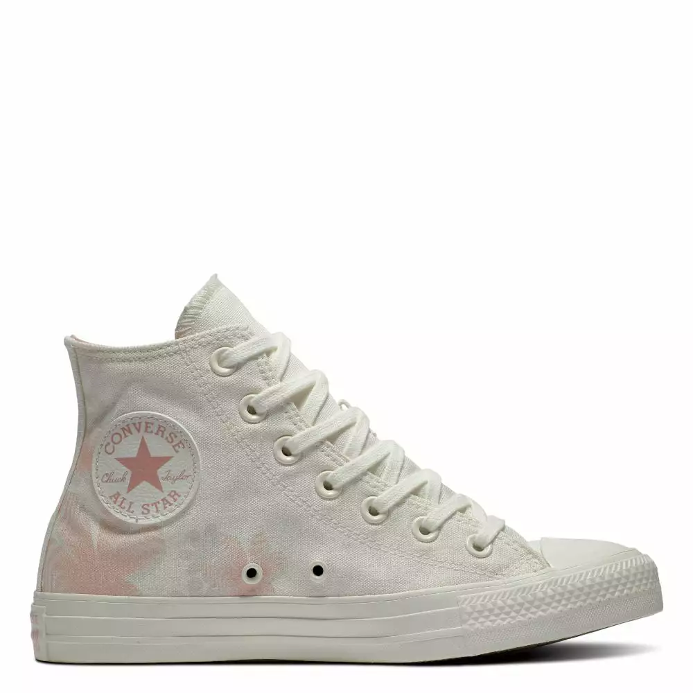 Converse Women's Chuck Taylor All Star Desert Floral High Top In Rust Pink 3 Converse Women's Chuck Taylor All Star Desert Floral High Top In Rust Pink