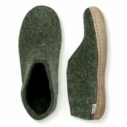 Glerups Shoe Leather Sole In Forest -Outdoor Shoes Shop a09 pair 1100x