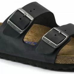 Birkenstock Women's Arizona Oiled Nubuck Leather In Black (Narrow Width) -Outdoor Shoes Shop a r arizona 752483 8 1100x