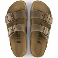 Birkenstock Arizona Oiled Leather In Tobacco Brown (Narrow Width) -Outdoor Shoes Shop b i bi 352203 616 4 1100x