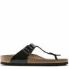 Birkenstock Gizeh Birko-Flor Patent In Black -Outdoor Shoes Shop b i birkenstock birko flor patent black 43663 1 1100x