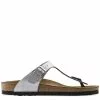Birkenstock Gizeh Birko-Flor In Silver -Outdoor Shoes Shop b i birkenstock gizeh birk flor silver 43853 1 1100x
