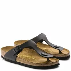 Birkenstock Gizeh Birko-Flor In Black -Outdoor Shoes Shop b i birkenstock gizeh birko flor black 43693 3 1100x