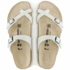 Birkenstock Mayari Birko-Flor In White -Outdoor Shoes Shop b i birkenstock mayari birko flor white 710531 4 1100x