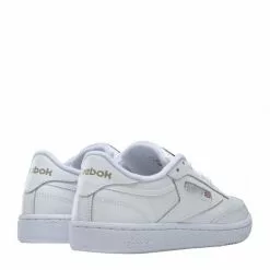 Reebok Women's Club C 85 In White/Sheer Grey -Outdoor Shoes Shop bs7685 ftw photo back lateral top white 1100x