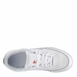 Reebok Women's Club C 85 In White/Sheer Grey -Outdoor Shoes Shop bs7685 ftw photo top portrait white 1100x