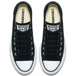 Converse Women's Chuck Taylor All Star Lift Low Top In Black -Outdoor Shoes Shop c o convers chuck taylor all star lift low top black 560250c 4 1100x